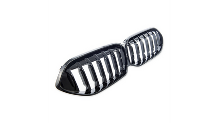 Grill sportowy pojedyncze żeberka Gloss Black BMW 2 F44 Gran 2020-obecnie