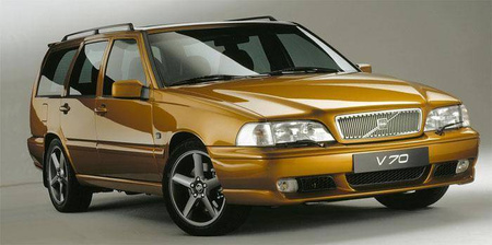 GRILL BEZ ZNACZKA VOLVO S/V70 97-99 BLACK MATT