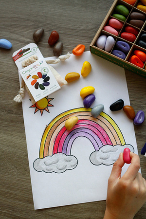 Kredki Crayon Rocks w pudełku 64 sztuki - 16 kolorów