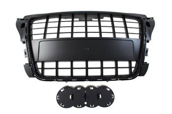 GRILL AUDI A3 8P S8-STYLE BRIGHT BLACK (09-12)