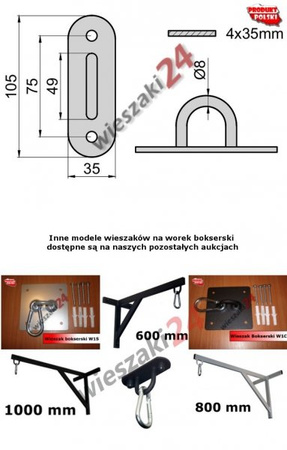 Wieszak do worka bokserskiego W4S