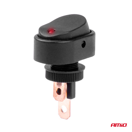 Włącznik przełącznik elipsa z podświetleniem 12V 24V AMIO-03089