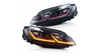 Zestaw Lamp Halogenowych Red VW GOLF VII przed liftem 2013-2017