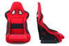 Fotel sportowy RICO Materiał Red