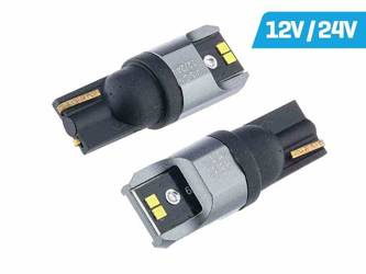 Żarówka VISION W5W (T10) 12/24V 4x 1616 SMD LED, CANBUS, biała, 2 szt.
