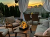 Biokominek wolnostojący Sunset Garden Mini czarny strukturalny