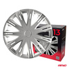 Kołpaki samochodowe 4szt. komplet Spark srebrne 13" cali COLOR BOX