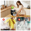 AIRFRYER FRYTKOWNICA BEZTŁUSZCZOWA 8L KRAFT&DELE KD4101 1850W