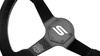 Kierownica SLIDE 350mm offset:90mm Zamsz Black