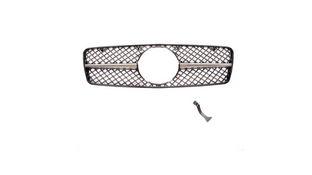Grill sportowy Chrome & Black A-Type MERCEDES CLK C208 A208 2002-2009