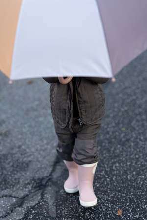 Duża Parasolka automatyczna FOLLOW the duck - Blush rose