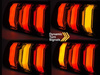 Lampy diodowe red LED do Ford Mustang 14-22