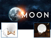 LAMPKA NOCNA KSIĘŻYC 3D 25 CM MOONLIGHT LAMPA MOON DWIE BARWY ŚWIECENIA