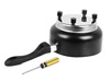 Rondel elektryczny 180 mm, 12V 150W z pokrywką