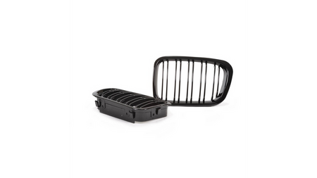 Grill sportowy podwójne żeberka Gloss Black  BMW 3 (E46) Sedan Compact Touring przed liftem 1998-2001