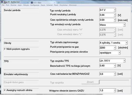 Interfejs skaner diagnostyczny + 2 złącza (1, 7)