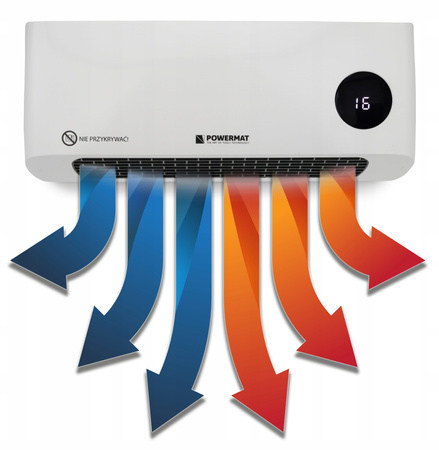 Kurtyna powietrzna 2000W Pilot POWERMAT PM-GC-3000DL
