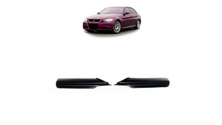 Dokłada przedniego zderzaka Matt Black  BMW 3 (E90) Sedan (E91) Touring przed liftem 2005-2008