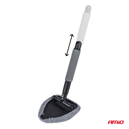 Teleskopowa myjka szczotka do szyb okien luster 28-47 cm AMIO-02611