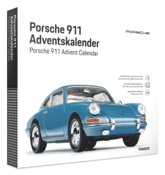 Model Porsche 911 kalendarz adwentowy, niebieski