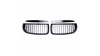 Grill sportowy pojedyncze żeberka Gloss Black BMW 3 E90 E91 przed liftem 2005-2008