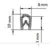 Listwa zbrojona 10mm x 8mm x 5M