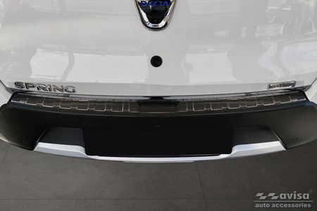 Nakładka na zderzak tylny do  Dacia Spring (Czarna)