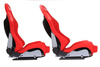 Fotel sportowy LOW MAX K608 Welur Bride Red