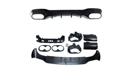 Tylny dyfuzor Gloss Black MERCEDES CLA C118 X118 2019-obecnie