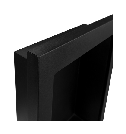 Biokominek wiszący Vertical czarny strukturalny mat