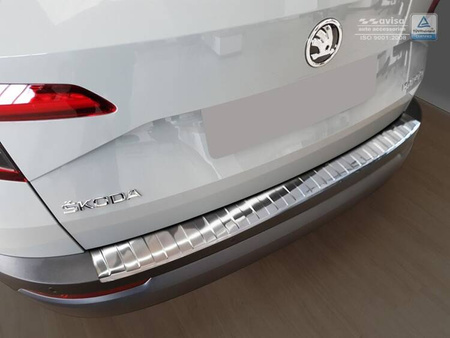 Nakładka na zderzak tylny Skoda Karoq (Stal)