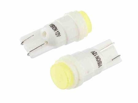 Żarówka VISION W5W (T10) 12V 1x COB LED, biała, 2 szt.