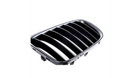 Grill sportowy pojedyncze żeberka Matt Black BMW X1 E84 2009-2015