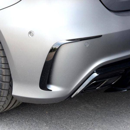 AERO FLAPS LOOK AMG MERCEDES W176 BLACK TYŁ