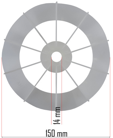 Wentylator do kompresora PM-KO-24T-50T-WEN