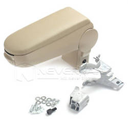 Podlokietnik VW GOLF 4 beżowa skóra