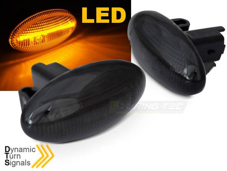 Kierunkowskazy boczne smoke Led. Peugeot 107 206 307 Citroen C1 C2 C3 C4