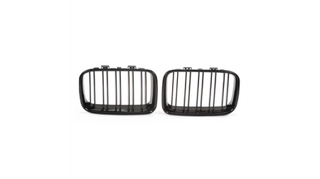 Grill sportowy podwójne żeberka Gloss Black BMW 3 E36 Compact Facelift 1991-1996