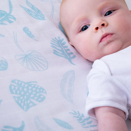 Otulacz bambusowy Purflo Jungle Leaves - 2 szt.