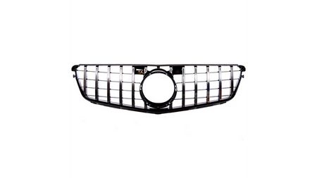 Grill sportowy GT Chrome & Black MERCEDES C-Class W204 S204 C204 2007-2015