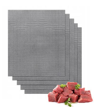 MATA GRILLOWA TEFLONOWA ODPORNA NA CIEPŁO WIELORAZOWA RUSZT SIATKA DO PIECZENIA NA GRILLA DO PIEKARNIKA