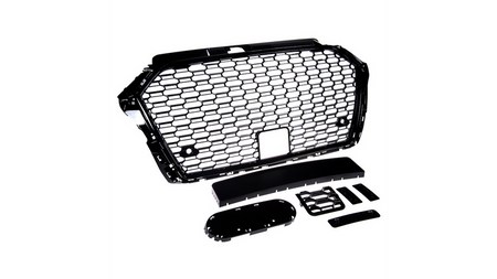 Grill sportowy Gloss Black AUDI A3 Facelift 2016-2020