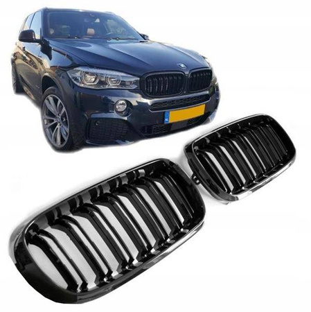 Grill Glossy Black MW X5 X6 F15 F16 CZARNY POŁYSK