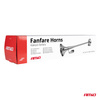 Klakson fanfara sygnał dźwiękowy chrom 620 mm 12V 24V LowTone AMIO-04078