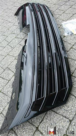 GRILL BEZ ZNACZKA VW PASSAT B7 11/10- CZARNY POŁYS