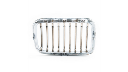 Grill sportowy pojedyncze żeberka All Chrome BMW 3 E36 Compact przed liftem 1991-1996