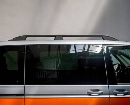 Relingi dachowe bagażnik do VW VOLKSWAGEN MULTIVAN 2021- | czarne