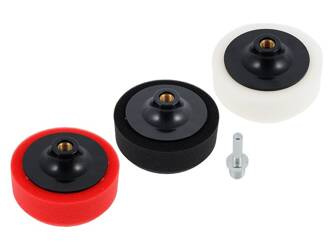 Gąbki polerskie 3 w 1 + adapter