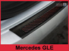 Nakładka na zderzak tylny do MERCEDES GLE klasa Carbon+Stal
