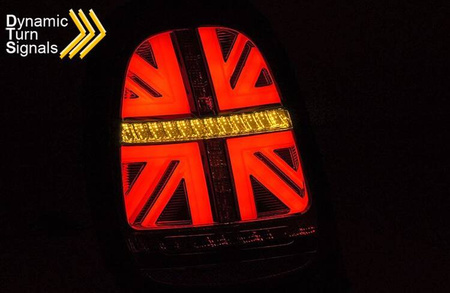 Światła tylne led czerwony biały seq pasuje do Mini Cooper F55 F56 F57 14-17 6-pin